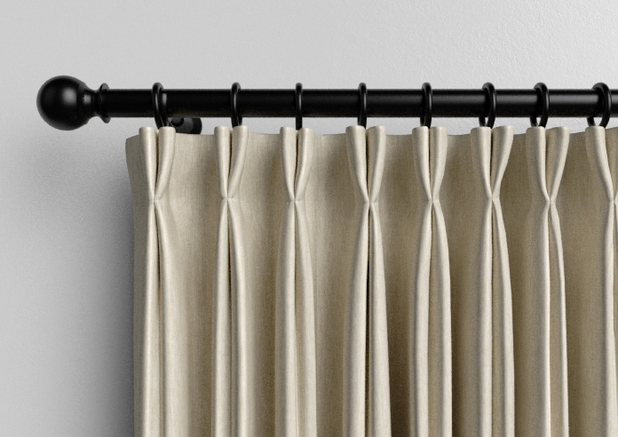 Genoa Faux Silk (Blackout), Cream Shimmer - Made to Measure Curtains - Image 10